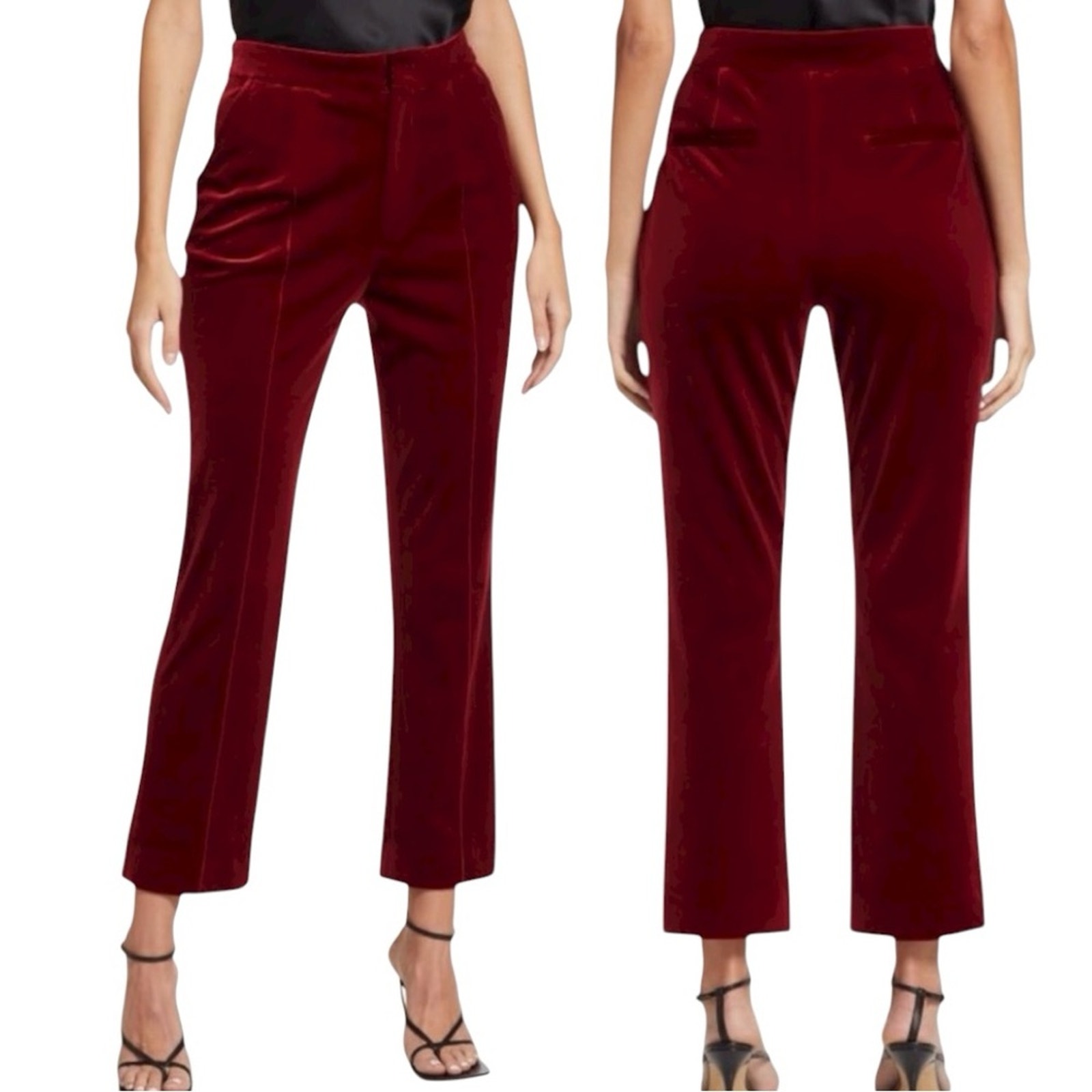 Favorite Daughter The Amore Pant Women’s Red Velvet Maroon Size 4 Nwot